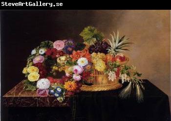 unknow artist Floral, beautiful classical still life of flowers.094